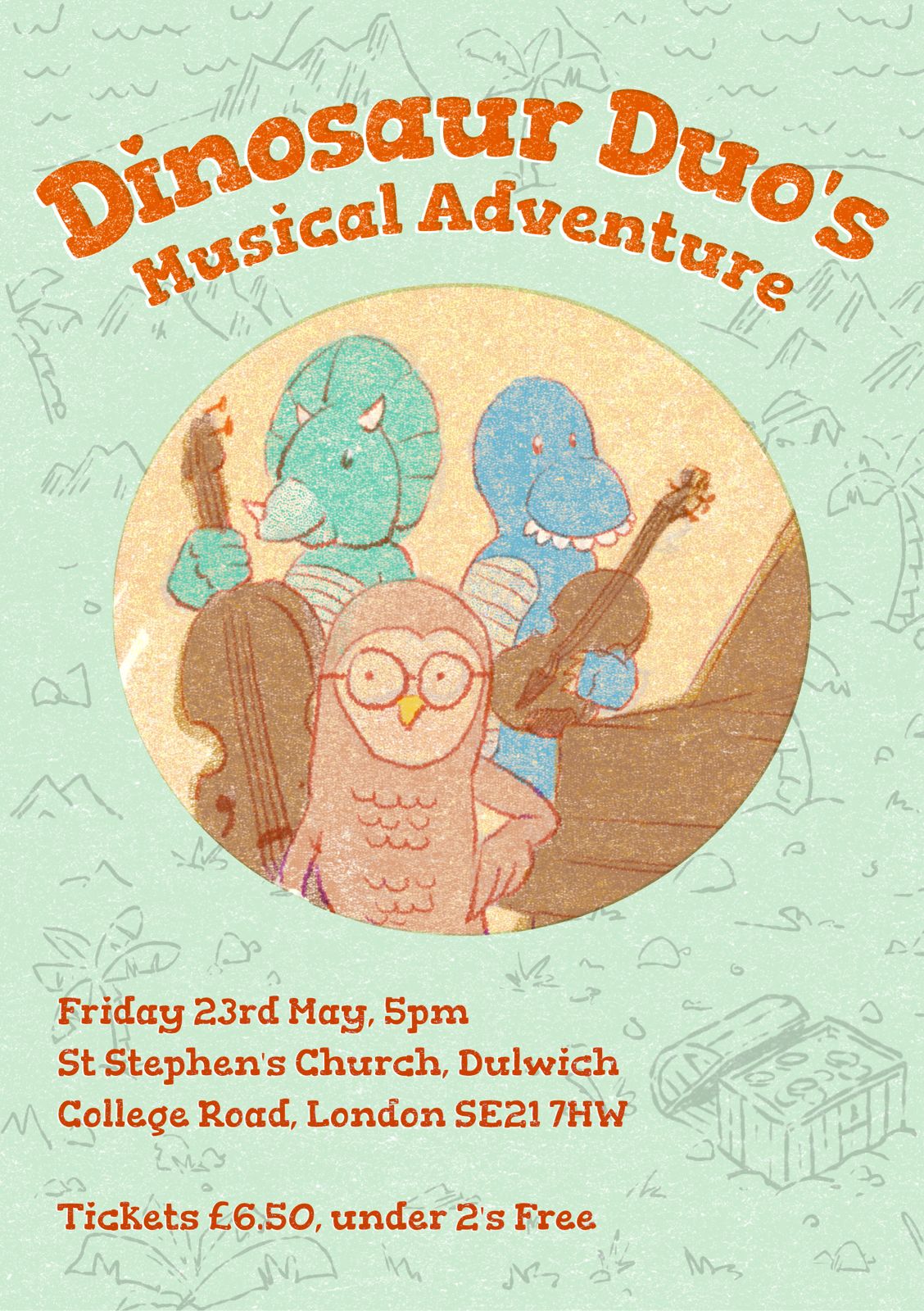 Dinosaur Duo’s Musical Adventure